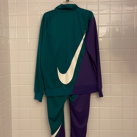 NIKE sportswear swoosh set of track jacket and pants . Size L. Color block - Picture 3 of 16